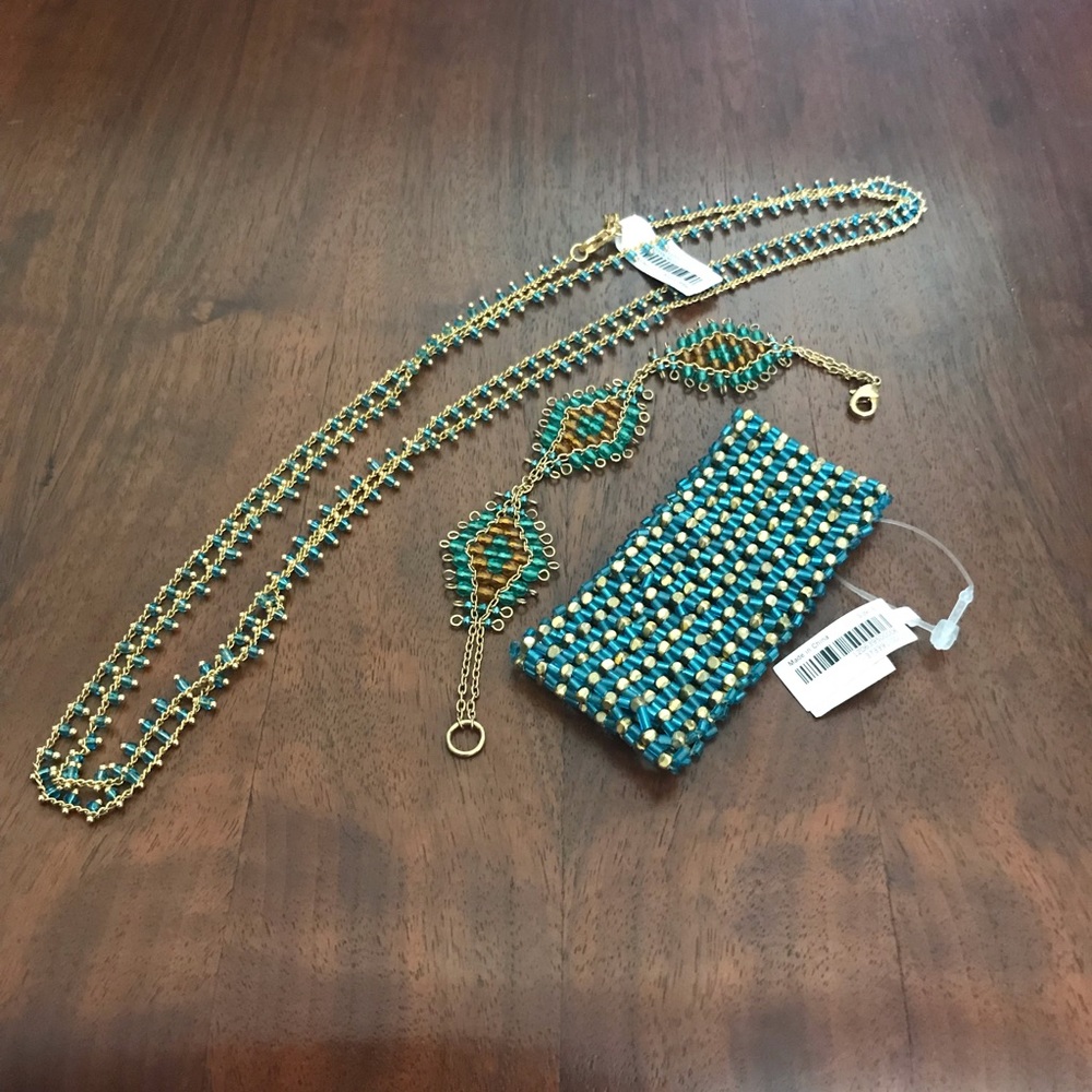 Vintage Banana Republic jewelry set.
